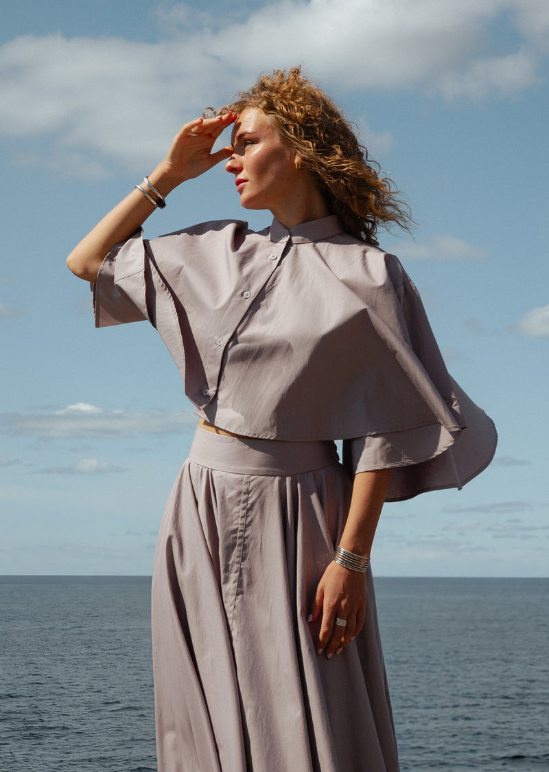 Cape Shirt - Gray