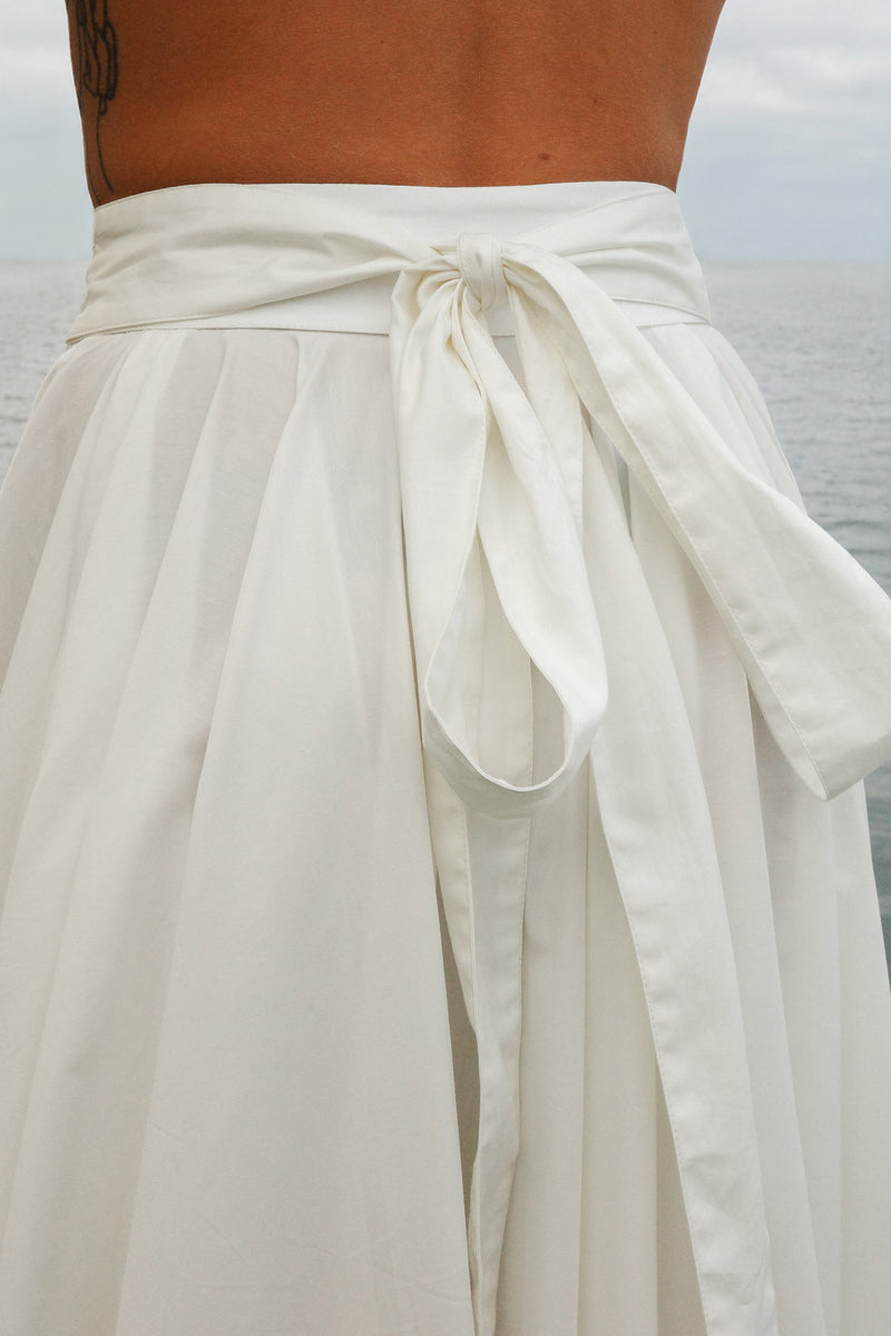 Circle Skirt - White